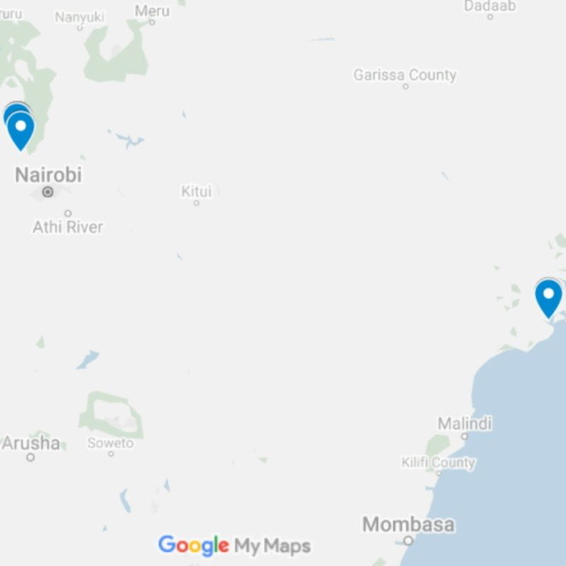 Kenia Map