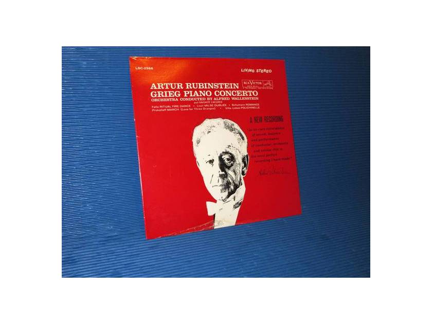 GRIEG/Rubinstein - - "Piano Concerto & Encores" -  RCA 1962? TAS Sealed