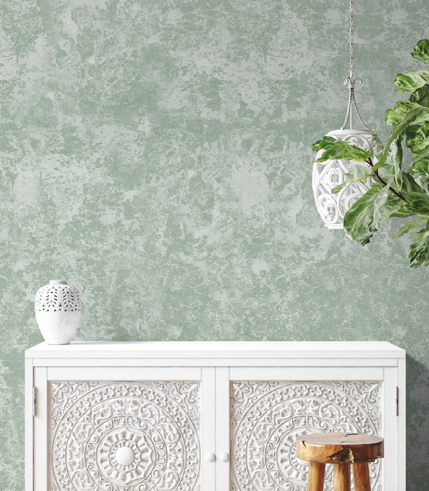 green & grey stucco texture wallpaper hero image