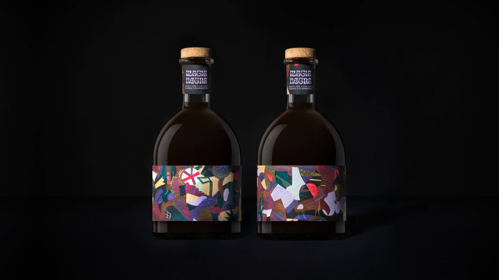 Featured image for Magia Negra's Captivating Coffee Liquor Packaging Is Ethereal