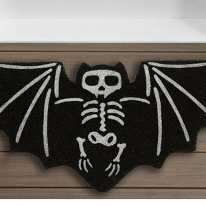 Skeleton Bat Shaped Doormat