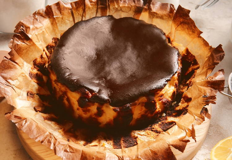 バスクチーズケーキ 中がドロドロ