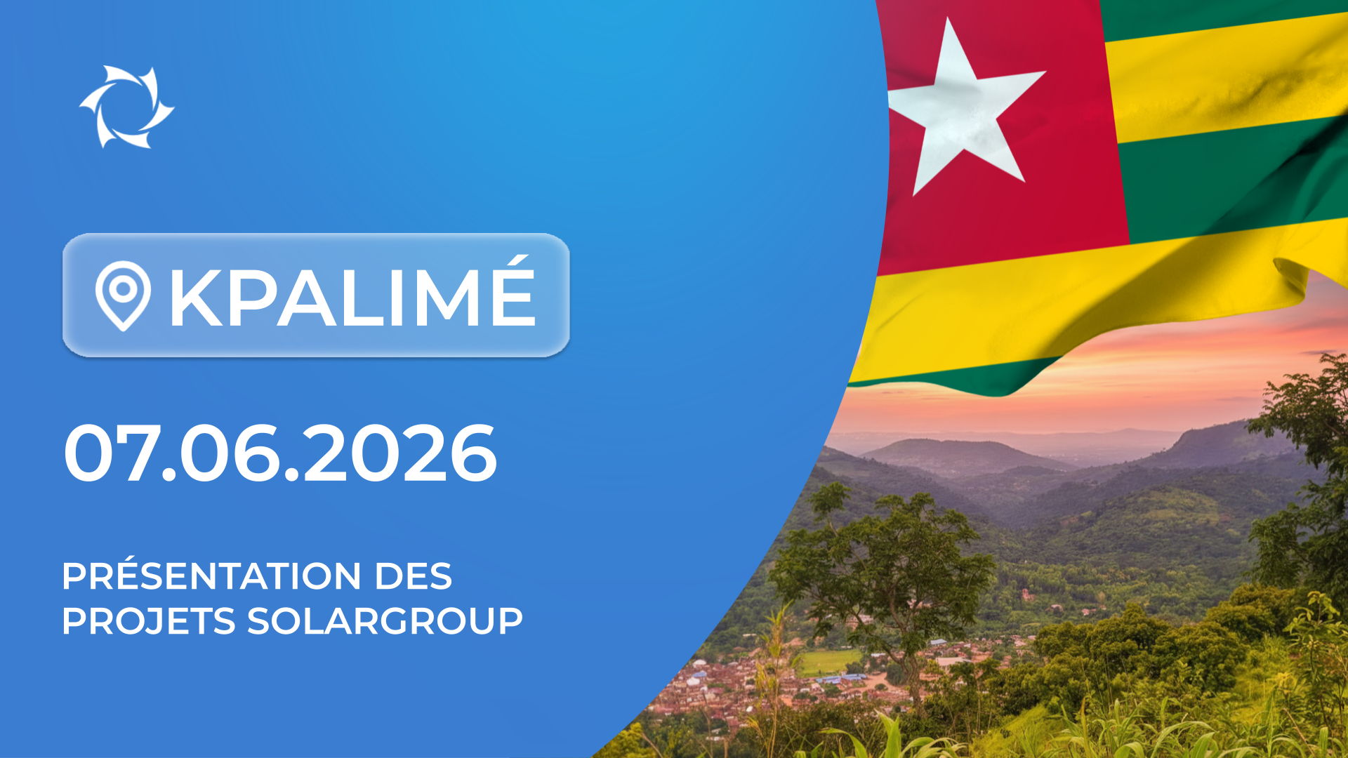 Présentation spéciale des projets SOLARGROUP à Kpalimé (Togo)