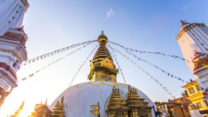 Kathmandu became a center for both Hinduism and Buddhism