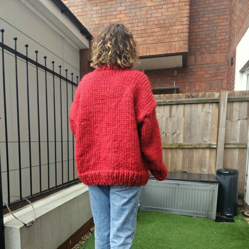 Giant Love Heart Sweater - Knitting Pattern