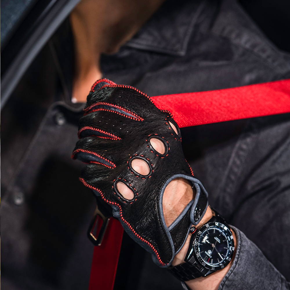Red BMW M Power Driving Gloves