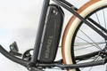 Un gros plan sur une batterie de vélo électrique