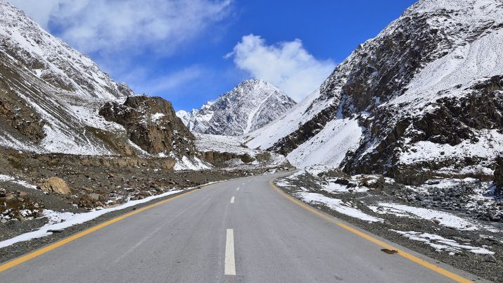 Perilous conditions, like frequent landslides, make the Karakoram Highway a challenging route
