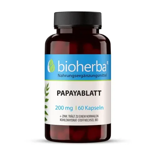 Papayablatt 200 Mg 60 Kapseln