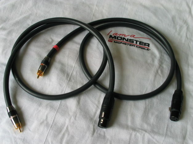 XLR RCA Monster cable M Series M1000i female XLR / RCA ...