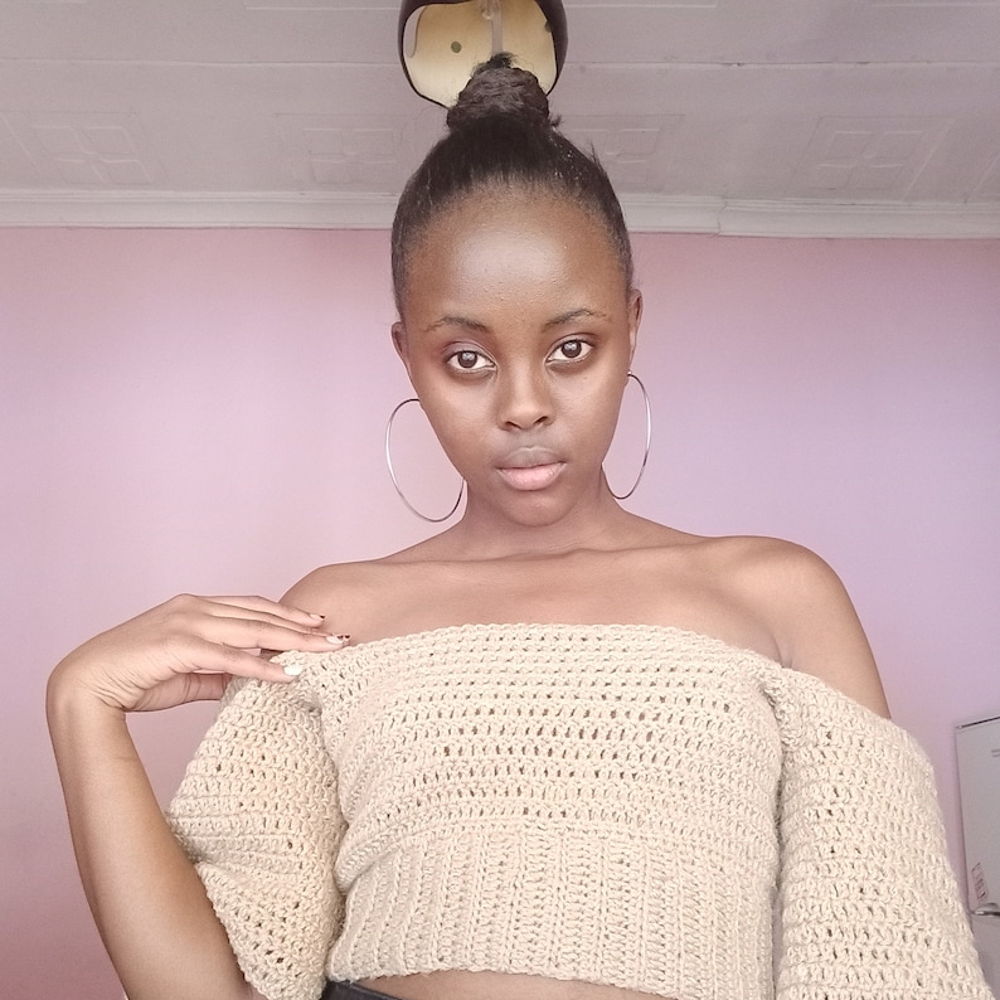 Ribbed crochet top