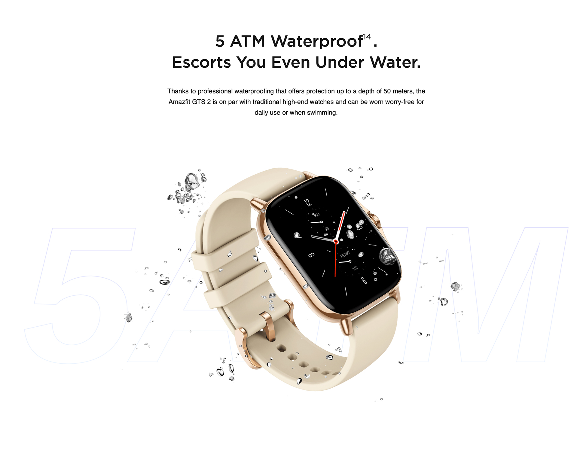 Amazfit GTS 2 Smart Watch 5 ATM Water-resistance with Alexa Built-in 19 1 11