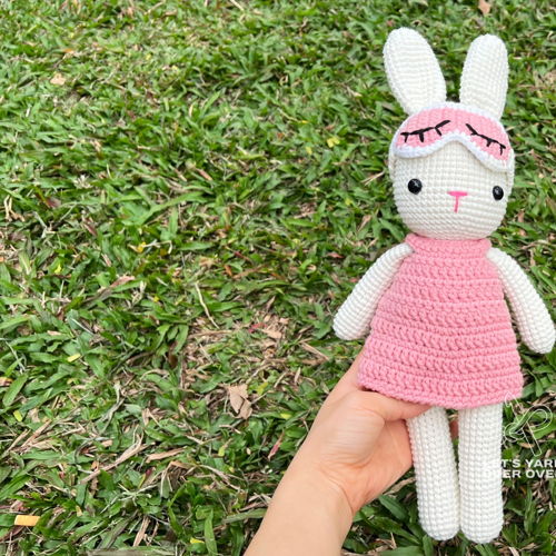 Phoebe Bunny Wearing Eye Mask