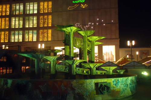 Вечерний Берлин. Огни большого города