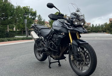 2014 TRIUMPH TIGER 800 ABS motorcycle for rent near Irvine, CA