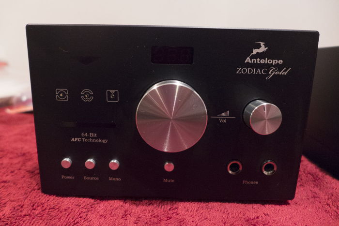 Antelope Audio Zodiac Gold with Voltikus PS Killer 394 DAC