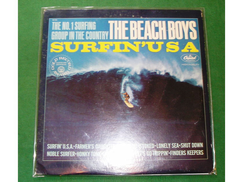 BEACH BOYS - SURFIN' USA -   1970 CAPITOL YELLOW LABEL PRESS * NM 9/10 *
