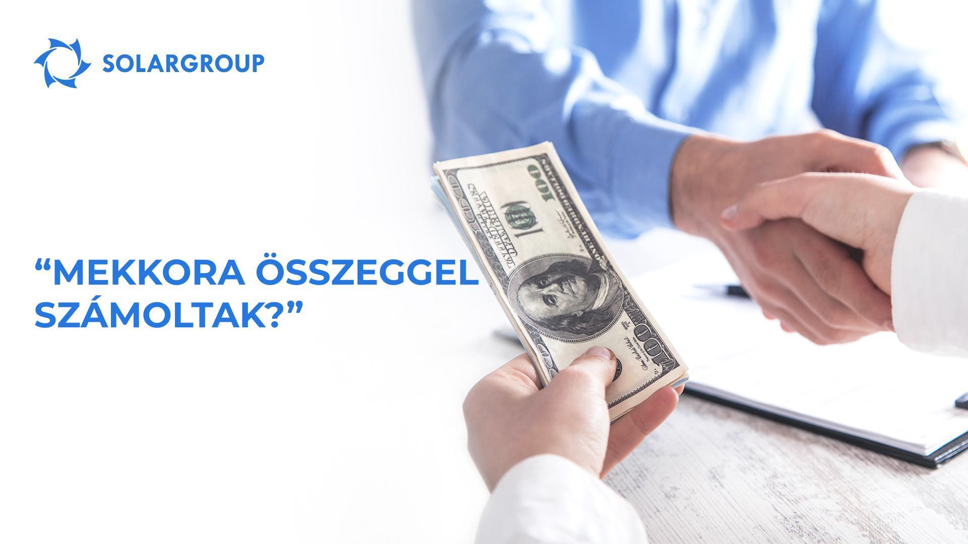 „Mekkora összeggel számoltak?"