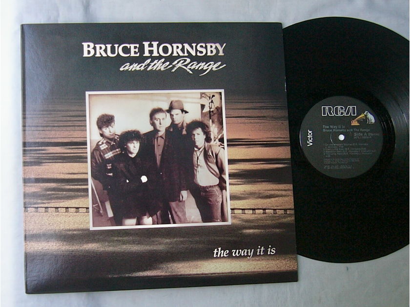 BRUCE HORNSBY & THE RANGE LP-- - THE WAY IT IS--1986 album on  RCA Victor AFL1 5904