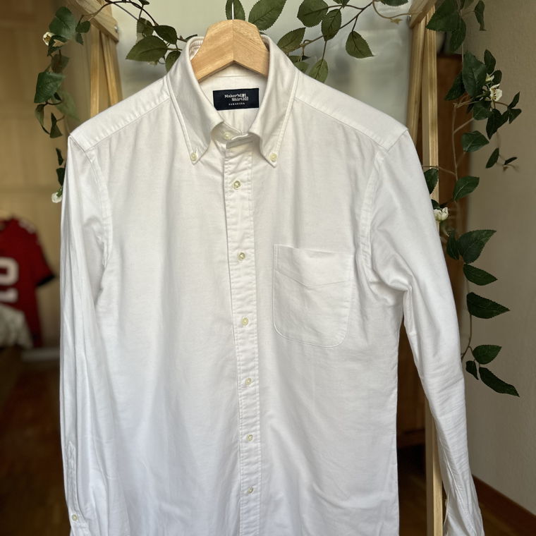 Kamakura Shirts White OCBD - Made in Japan