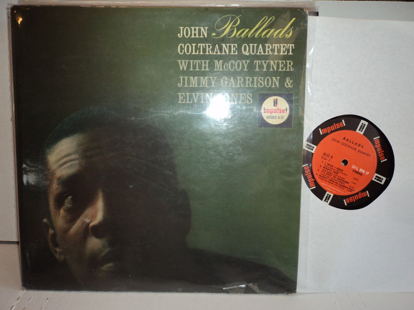 John Coltrane Quartet  - Ballads  1962 Impulse A-32 1st stereo press