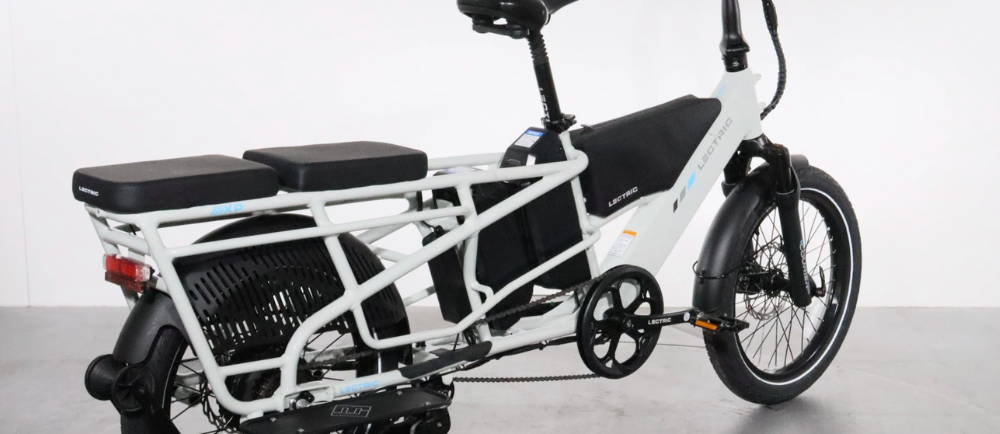 a Lectric XPedition 2.0 electric cargo bike