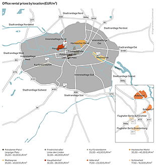  Berlin
- Market Report Office Space Berlin 2024 - Location Map