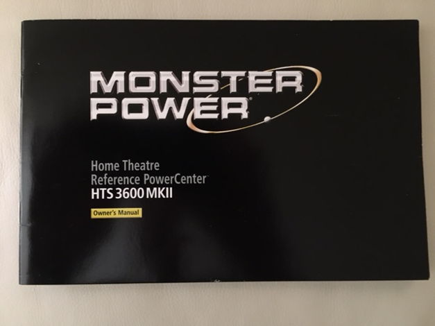 Monster Power HTS 3600 MKII Monster Power Conditioner F...
