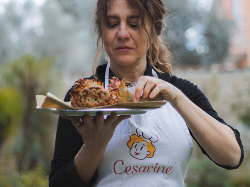 Corsi di cucina Roma: Cucina romana vegana in villa con vista sulla natura