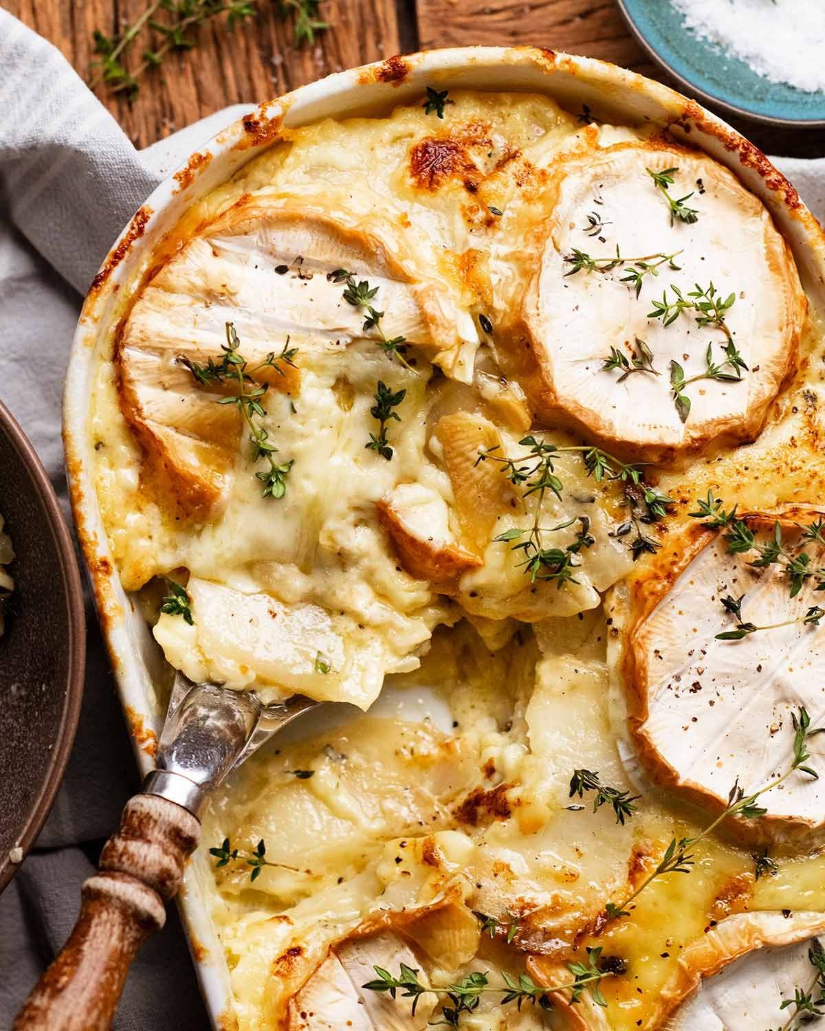 Brie Dauphinoise Potatoes - RecipeTin Eats
