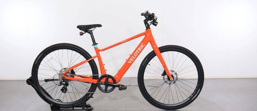 Velotric ebike on a stand
