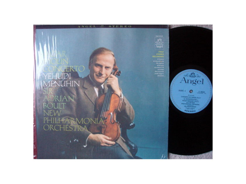 EMI Angel Blue / MENUHIN-BOULT, - Elgar Violin Concerto, NM!