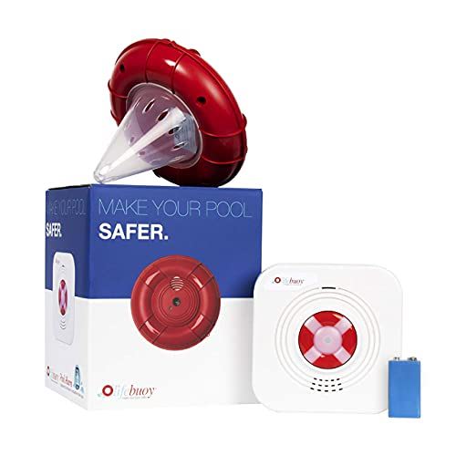 PoolEye PE20 Pool Alarm vs Lifebuoy Pool Alarm System Slant