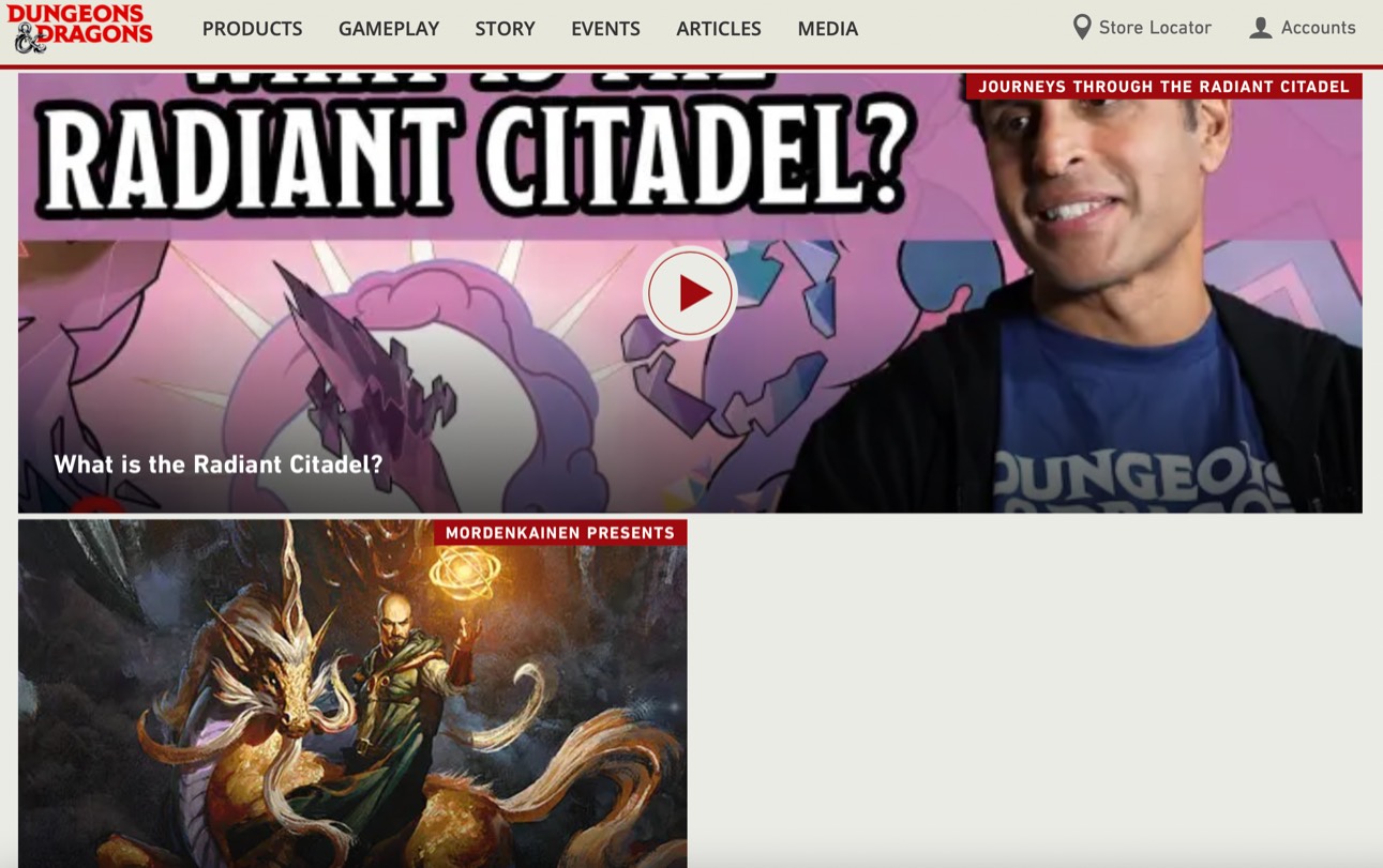 Wizards of the Coast product / service