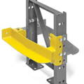 Structural guide rails for drive in pallet racking