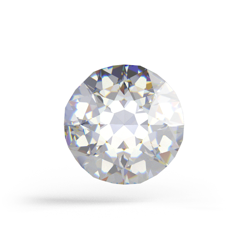 0.25 ct round colorless diamond