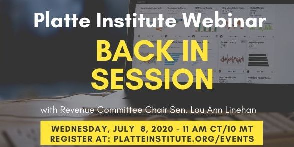 Platte Institute Webinar: Back in Session with Revenue Committee Chair Sen. Lou Ann Linehan promotional image