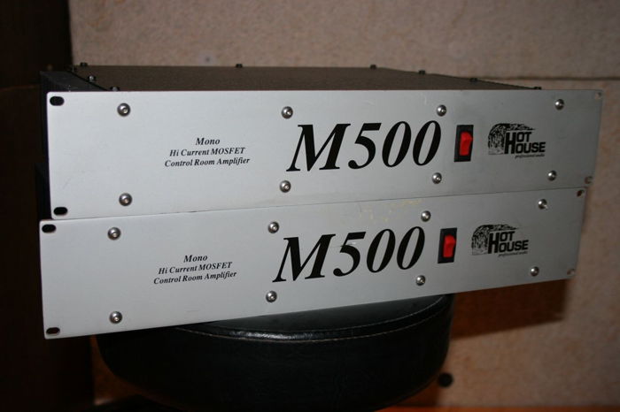 HotHouse / Hot House M500 pair of mono block mastering ...