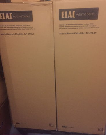 Elac AF-61 Adante Floorstanders - New/Sealed