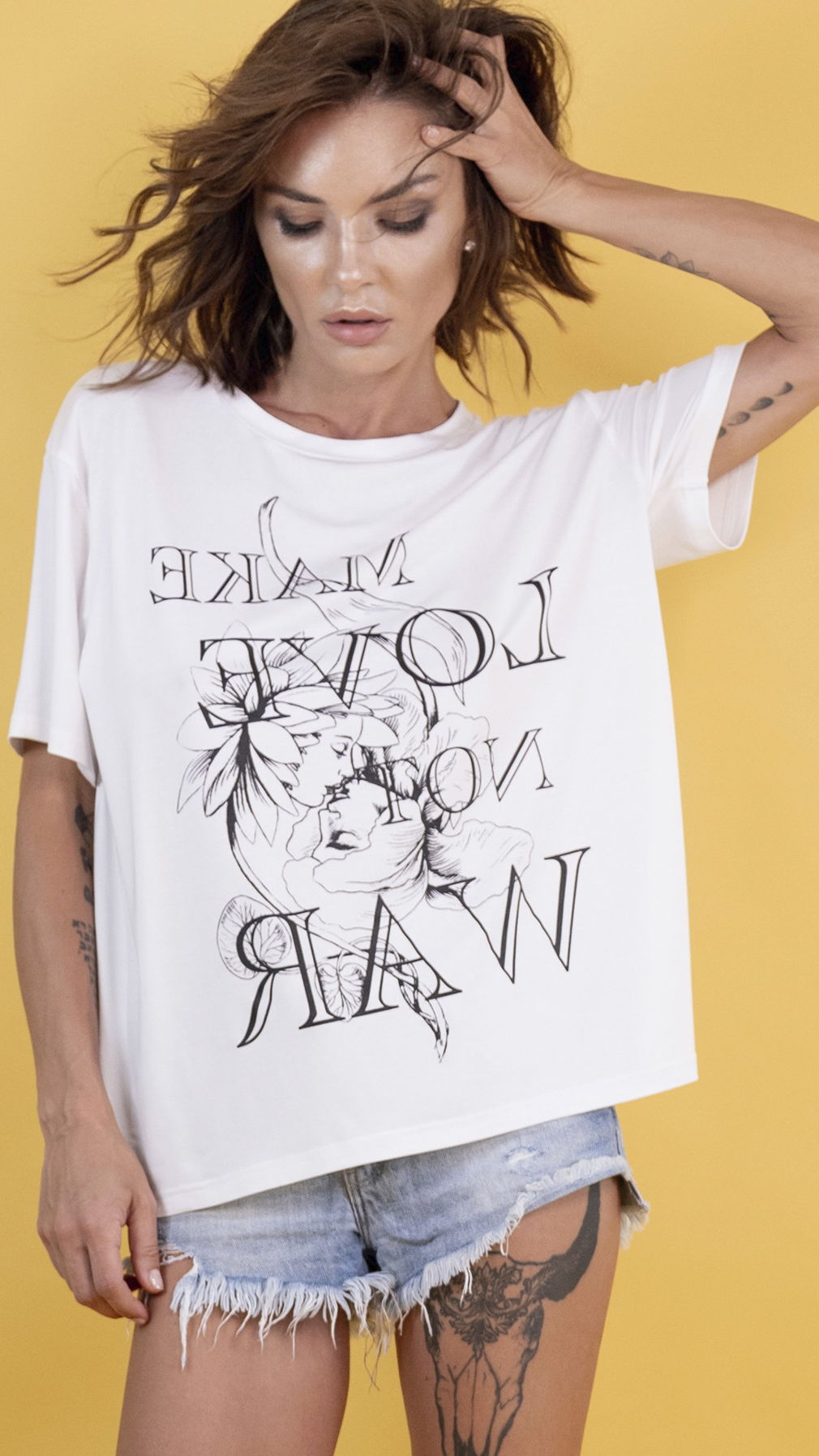White Support T-Shirt