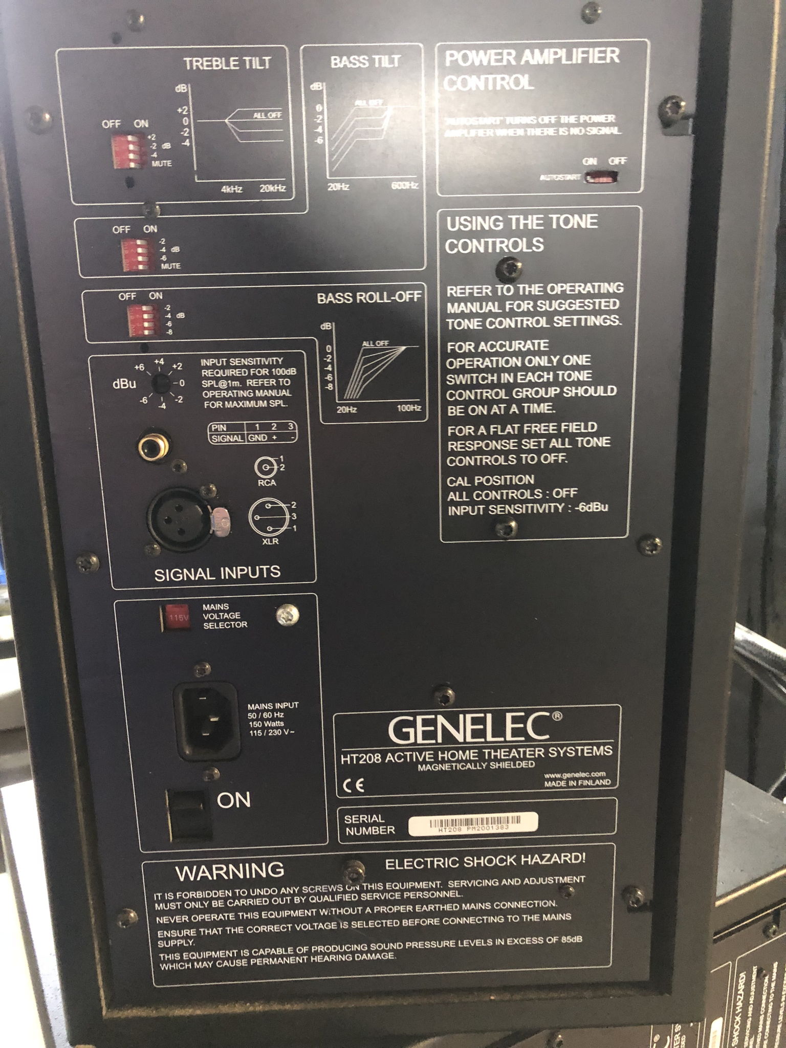 Pair of Genelec HT208 monitors / speakers - I also have... 3
