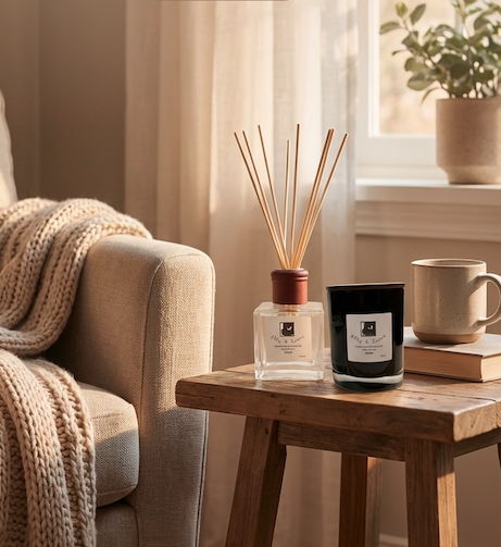 Soy Candle & Reed Diffuser Combo - Vanilla