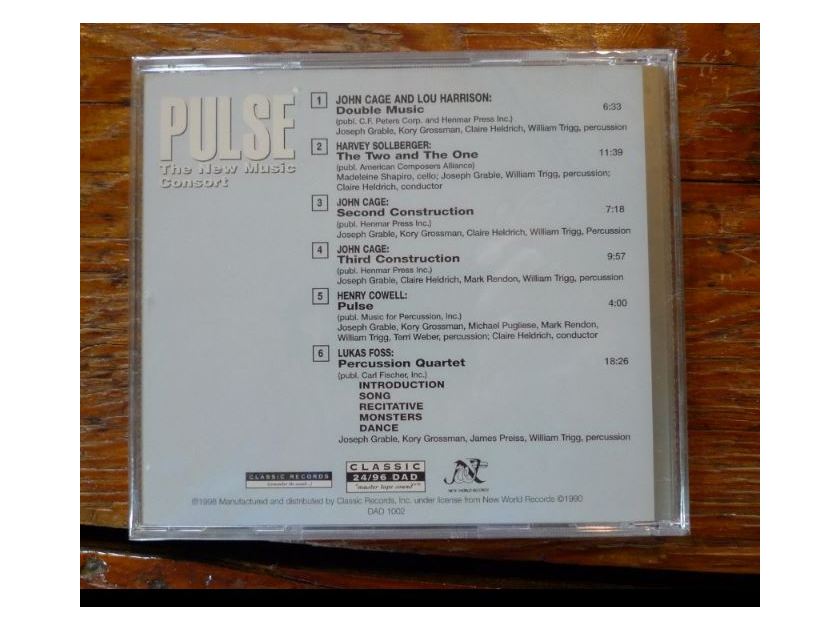 John Cage/The New Music Consort - PUlse Classic Records 24/96 DVD-A