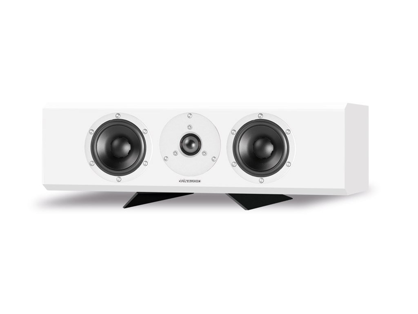 DYNAUDIO EXCITE X22 CENTER - NEW - GLOSS WHITE - STAND AND BLACK GRILL