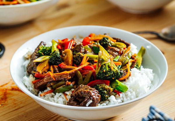 Photo of Beef Teriyaki Stir Fry with Rice