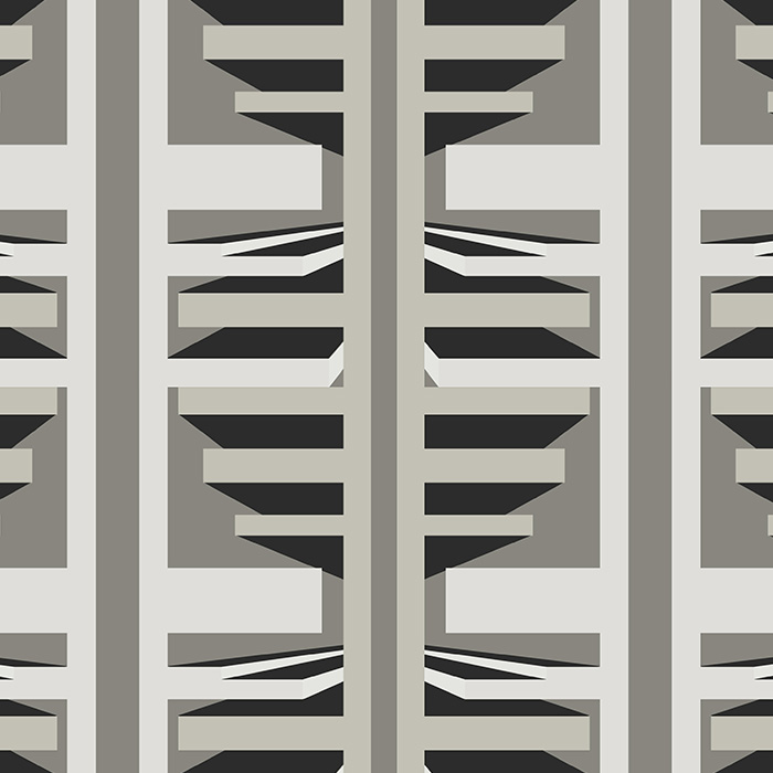 grey funky geometric wallpaper pattern image