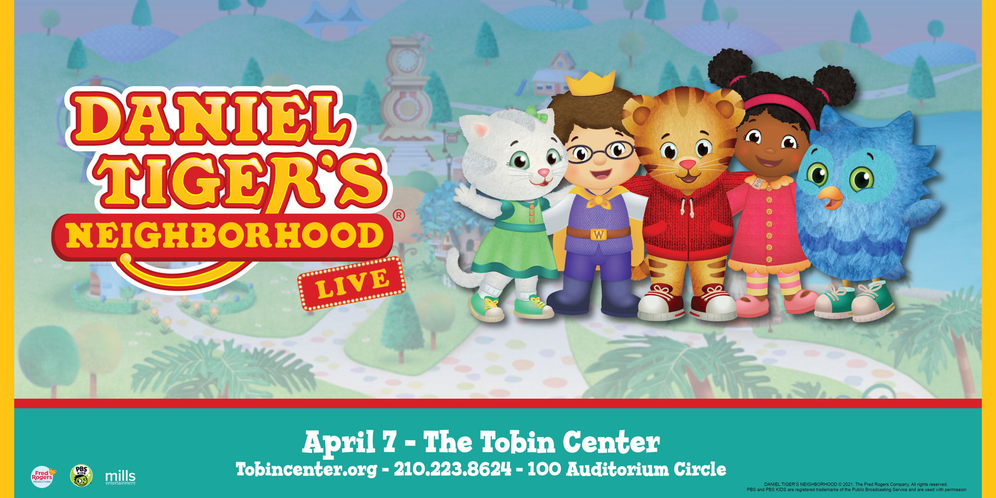 Daniel Tiger's Neighborhood LIVE! promotional image