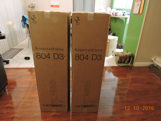 Bowers and Wilkins 804 Diamond III B&W 804 D3 speakers ...