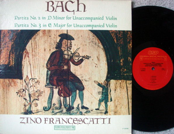 Columbia / FRANCESCATTI, - Bach Unaccompanied Partitas ...