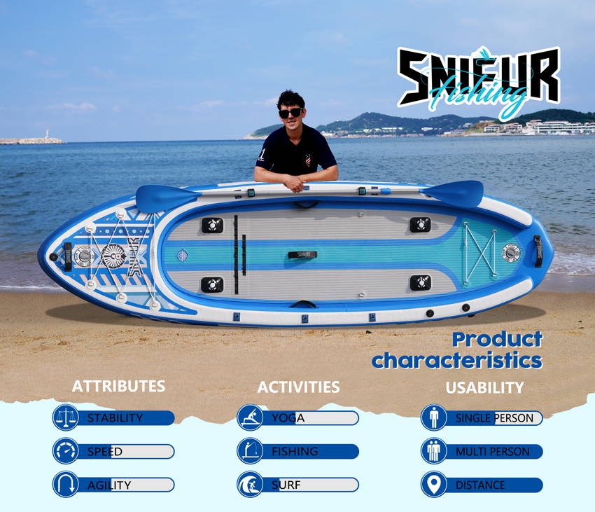 Freein 12' Inflatable Fishing SUP